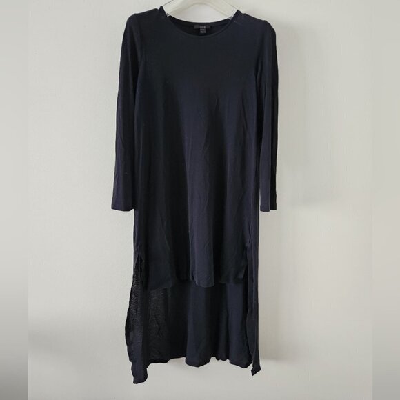 COS | Hi lo tunic top black sz XS - Picture 1 of 5